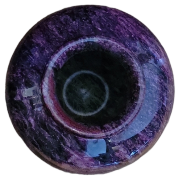 Vtg Purple Marble Vase/Urn Flower Pots Planter - Picture 3 of 6